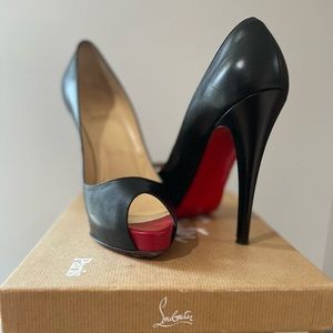 CHRISTIAN LOUBOUTIN, Black, size 37.5